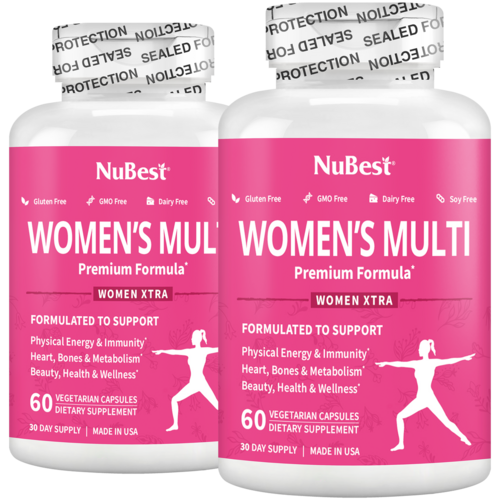 NuBest Women’s Multi - Women’s Vitality & Well-Being, 60 Vegan