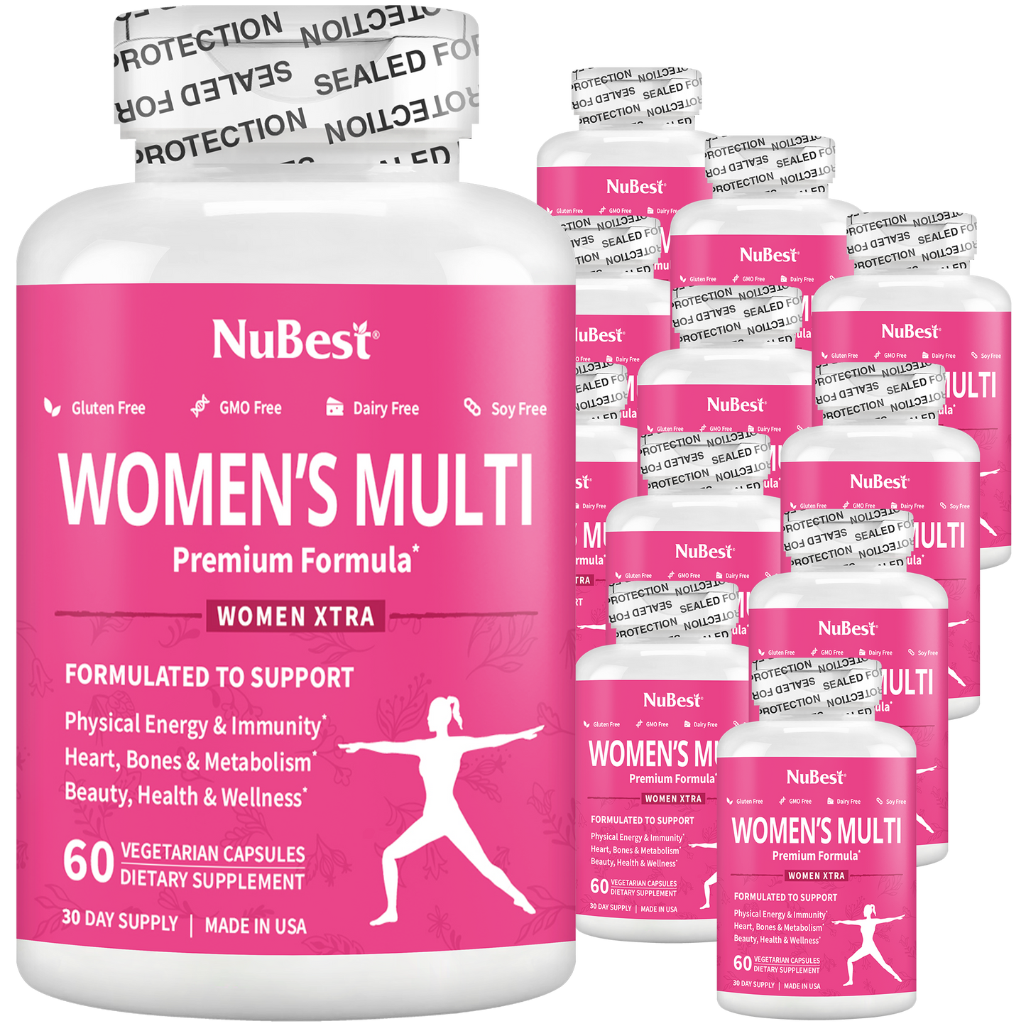 NuBest Women’s Multi - Women’s Vitality & Well-Being, 60 Vegan