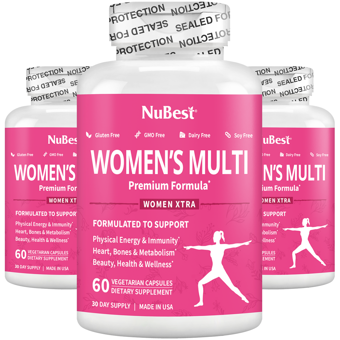NuBest Women’s Multi - Women’s Vitality & Well-Being, 60 Vegan