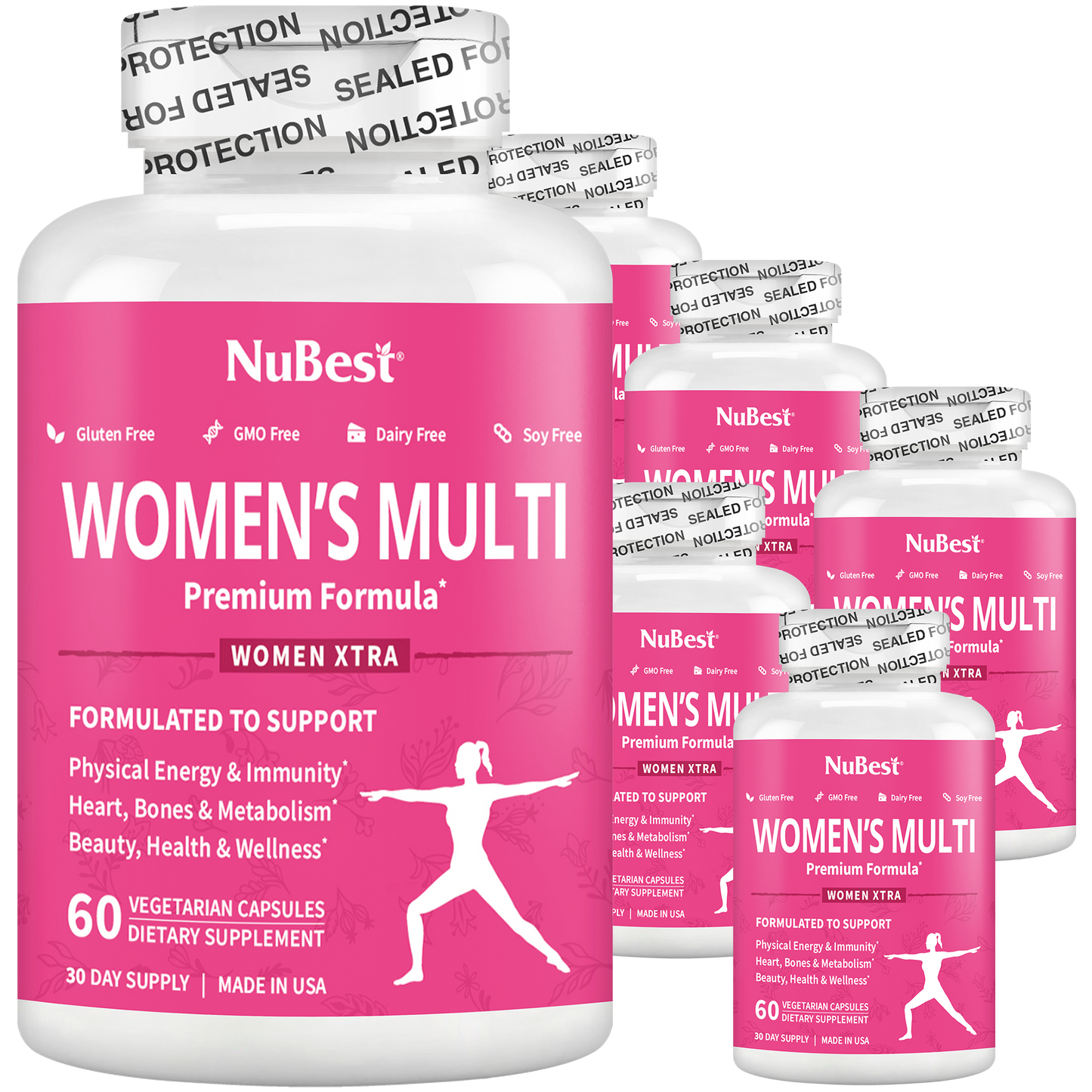 NuBest Women’s Multi - Women’s Vitality & Well-Being, 60 Vegan
