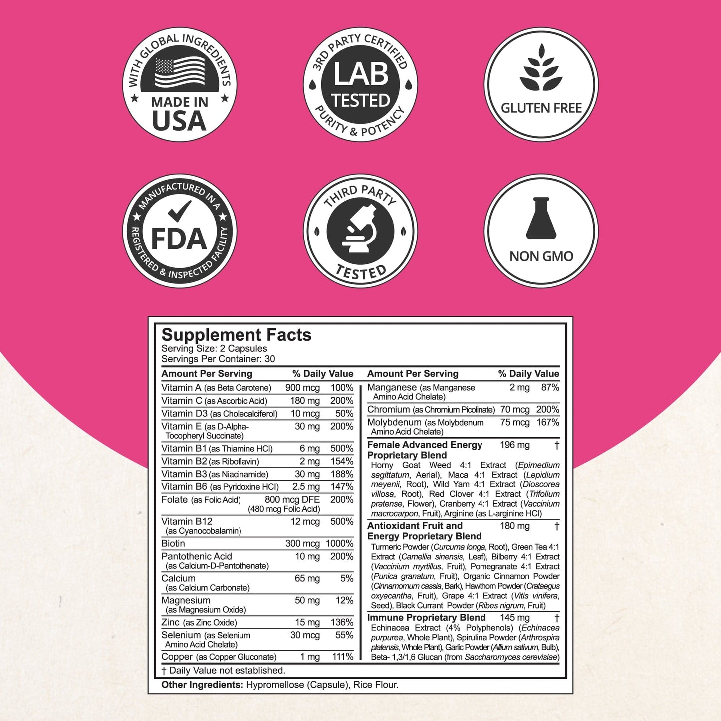 NuBest Women’s Multi - Women’s Vitality & Well-Being, 60 Vegan